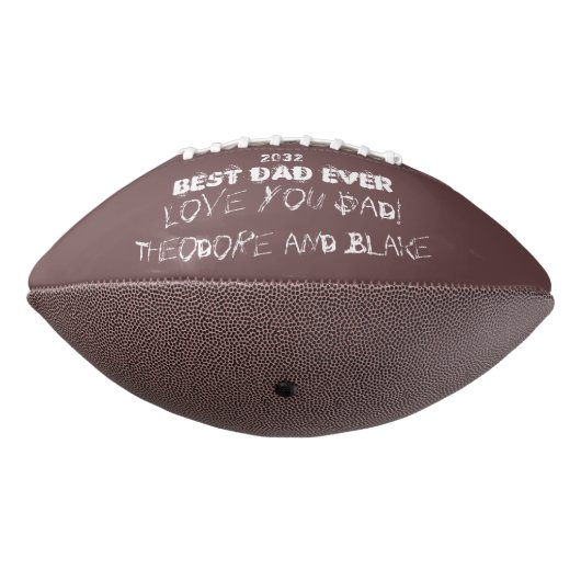 クリスマス最高のパパEver 2フォトコラージュユニークおもしろい アメリカンフットボール (回転270)