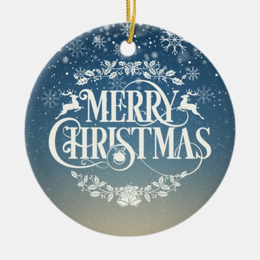 クリスマス最高の休暇Ever Brother定義 セラミックオーナメント (正面)