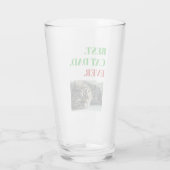 クリスマス最高の猫パパEver Photo Beer Pint タンブラーグラス (裏面)