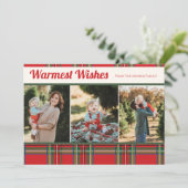 クリスマス最高の願い プライド写真カード 招待状 (スタンド正面)