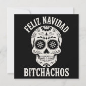 クリスマス最高 bitchachos 面白い皮肉なクリスマス シーズンカード (正面)