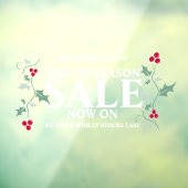 クリスマス期末の小売店ショップ事業 ウィンドウサイン (シート3)