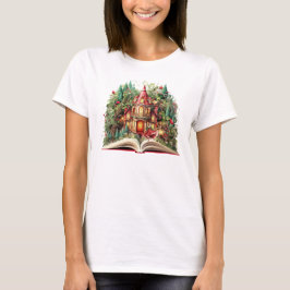 クリスマス本デザイン Tシャツ
