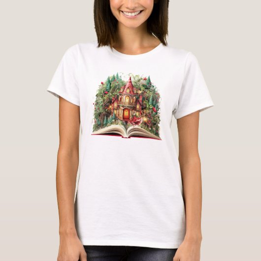クリスマス本デザイン Tシャツ (正面)
