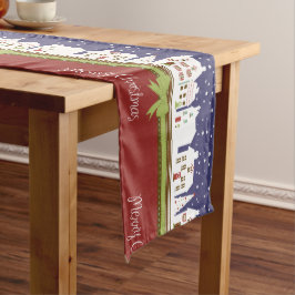 クリスマス村 ロングテーブルランナー