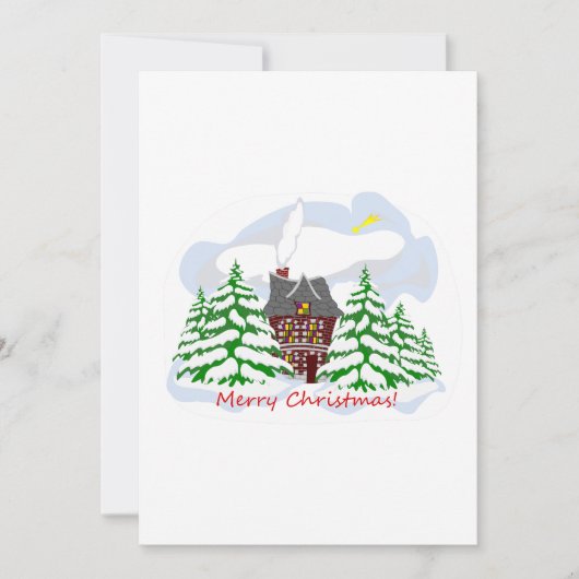 クリスマス来から家族の家へ シーズンカード (正面)