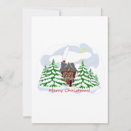 クリスマス来から家族の家へ シーズンカード