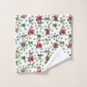 クリスマス来だが年に一度バスタオル バスタオルセット (ウォッシュタオル)