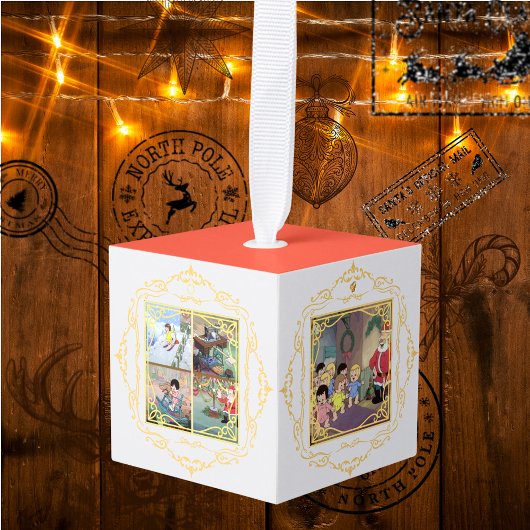 クリスマス来だが1年に1回キューブオーナメント キューブオーナメント