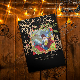 クリスマス来だが、一度の私のヒーロー折りカード 三つ折りカード