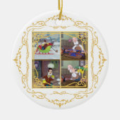 クリスマス来だが、年に一度 セラミックオーナメント (正面)