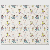 クリスマス来だが、年に一度 ラッピングペーパー (フラット)