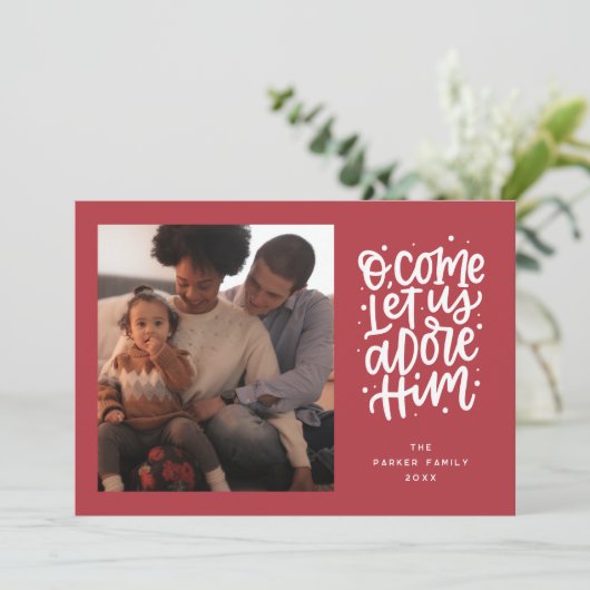 クリスマス来の写真を彼の心に刻み付けよう シーズンカード (スタンド正面)