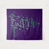 クリスマス来の木を愛する タペストリー (正面(横))