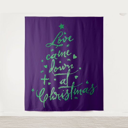 クリスマス来の木を愛する タペストリー (正面)