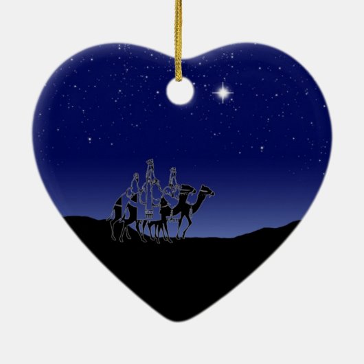 クリスマス来の飾り付けで恋をする セラミックオーナメント (裏面)