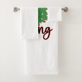 クリスマス来の バスタオルセット