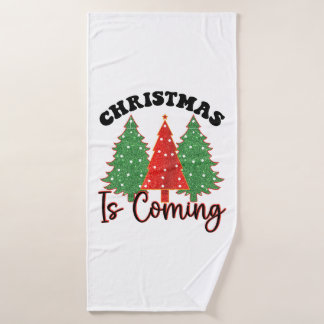 クリスマス来の バスタオル