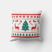 クリスマス来はトナカイ クッション (裏面)