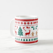 クリスマス来はトナカイ コーヒーマグカップ (正面左)