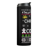 クリスマス来は醜いクリスマスセーター タンブラー (回転左)