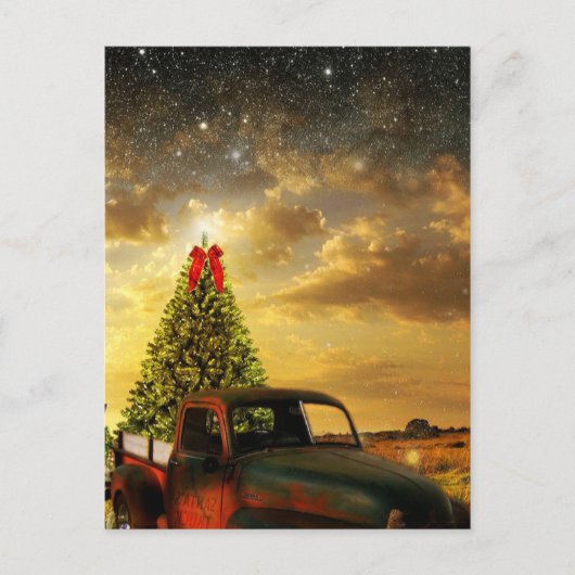 クリスマス来は ポストカード (正面)