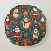 クリスマス枕クッション ラウンドクッション (正面)