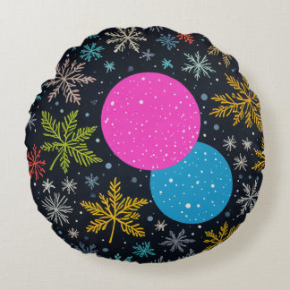クリスマス枕クッション ラウンドクッション