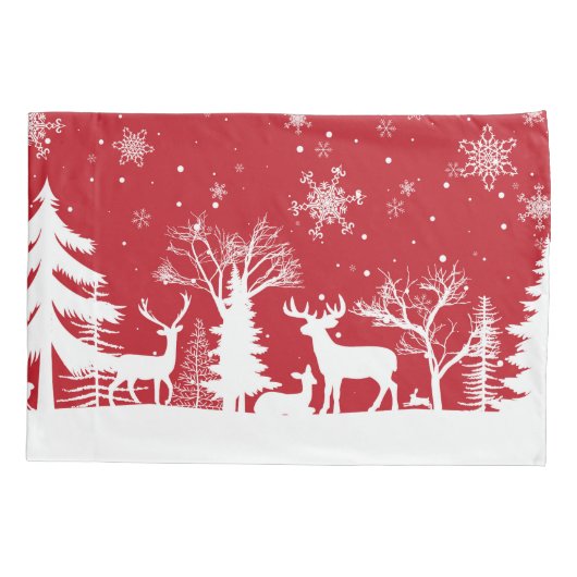 クリスマス枕ケース 枕カバー (裏面)