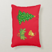 クリスマス枕 アクセントクッション (正面(垂直))