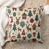 クリスマス枕 クッション (ブランケット)