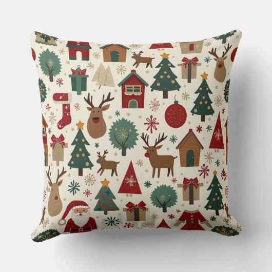 クリスマス枕 クッション (裏面)