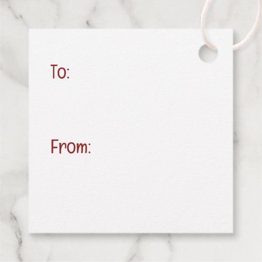 クリスマス柴犬サンタドッグ フェイバータグ (裏面)