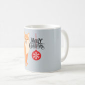 クリスマス柴犬 コーヒーマグカップ (正面右)