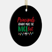 クリスマス校長、主デザイン セラミックオーナメント (右)