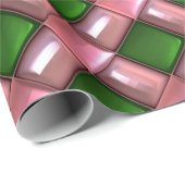 クリスマス格子包み紙 ラッピングペーパー (ロールコーナー)