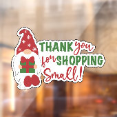 クリスマス格言ありがとうショッピングスモール ウィンドウサイン (シート2)