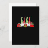 クリスマス格言おもしろいクリスマスイブ冬の雰囲気_ 招待状 (正面/裏面)