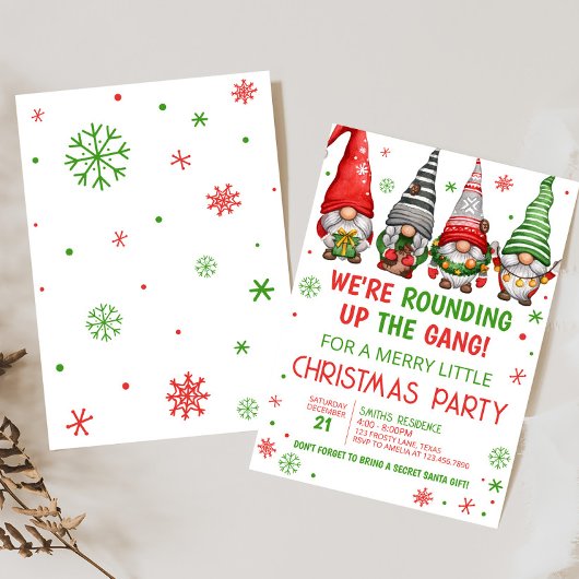 クリスマス格言おもしろいクリスマスパーティー 招待状