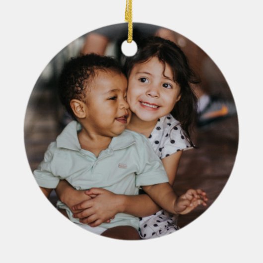 クリスマス格言かわいいおもしろい休日 セラミックオーナメント (裏面)