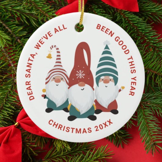 クリスマス格言かわいいおもしろい休日 セラミックオーナメント