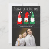 クリスマス格言かわいいお洒落ホリデーフォト シーズンカード (正面)