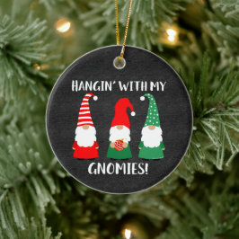 クリスマス格言かわいい休日 セラミックオーナメント