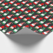 クリスマス格言かわいい休日 ラッピングペーパー (角)