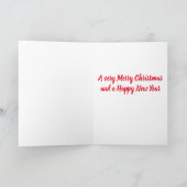 クリスマス格言がクリスマスの願いを知る シーズンカード (内部)