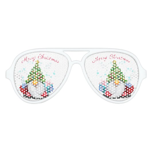 クリスマス格言とギフトサングラス アビエーターサングラス (正面)