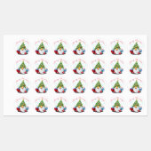 クリスマス格言とギフトステッカー ラベル (シート)