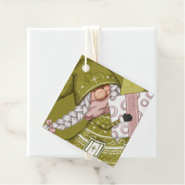 クリスマス格言とギフトメッセージカード フェイバータグ