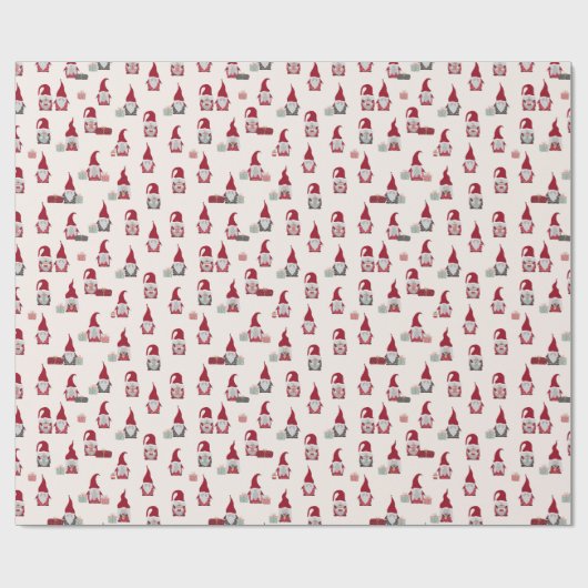 クリスマス格言とギフト素朴国 ラッピングペーパー (フラット)