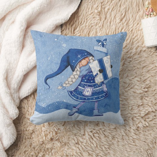 クリスマス格言とギフト装飾用クッション クッション (ブランケット)